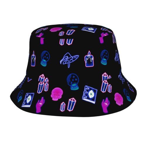 Bucket Hat Psychedelic Magic Mushrooms Fisherman Reflect