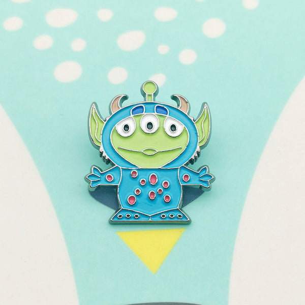 Tres ojos Toy Story Alien Cartoon Metal Pin