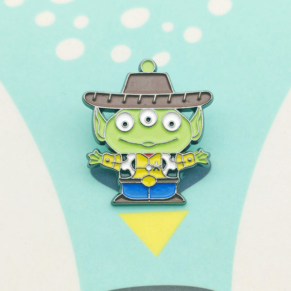 Tres ojos Toy Story Alien Cartoon Metal Pin