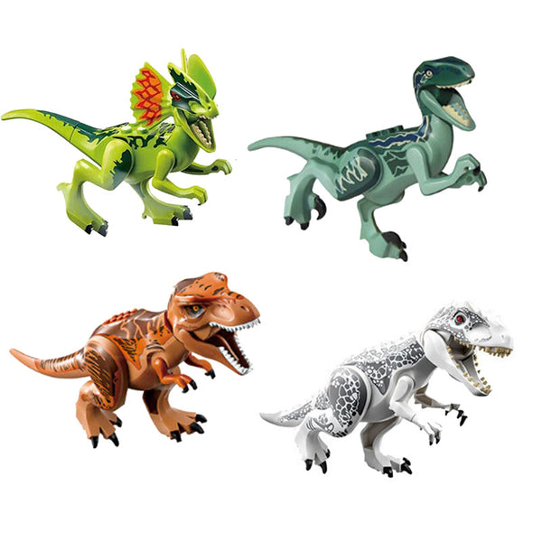 Dinosaur World Series Small Dinosaur Assembled Minifigure Accessories Single Dinosaur Bag