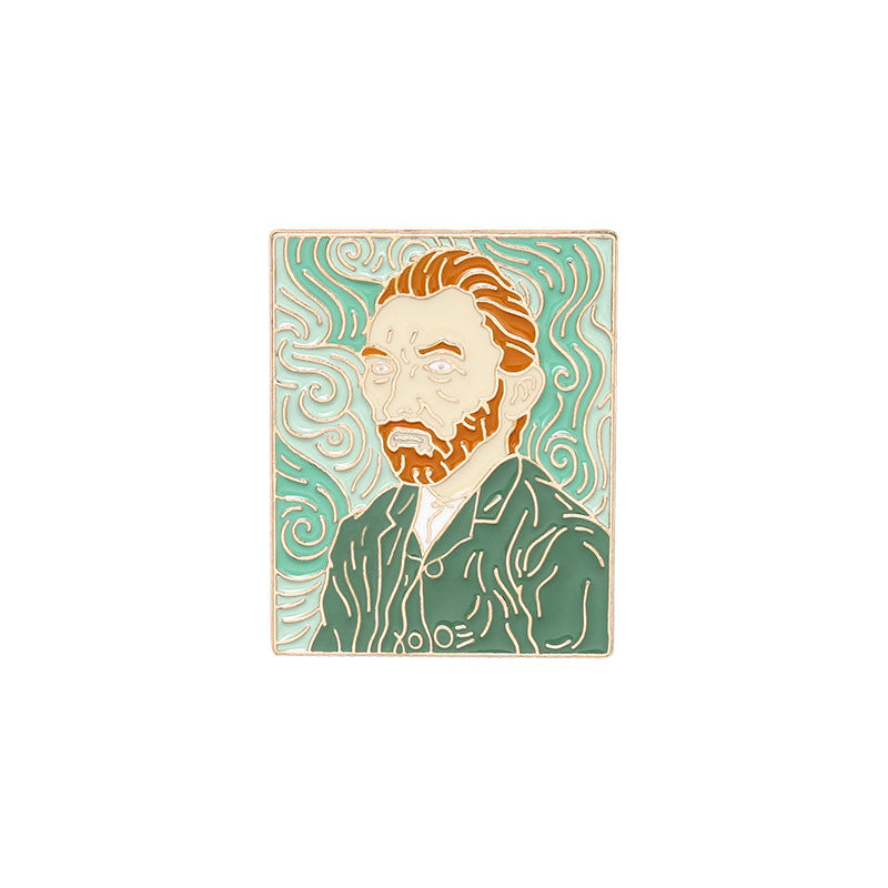 Vincent Van Gosh Famous Works Enamel Pin