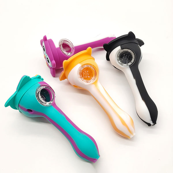 Creative Owl Food Grade Environmental Silicone Pipe