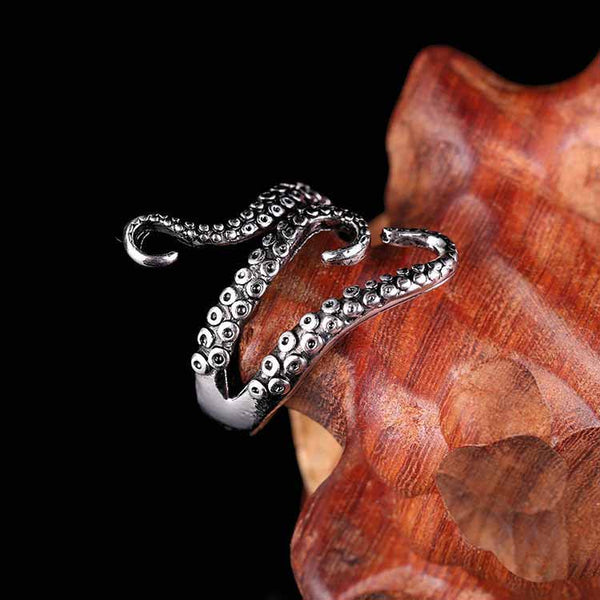 Fashion Octopus Tentacles Adjustable Alloy Ring