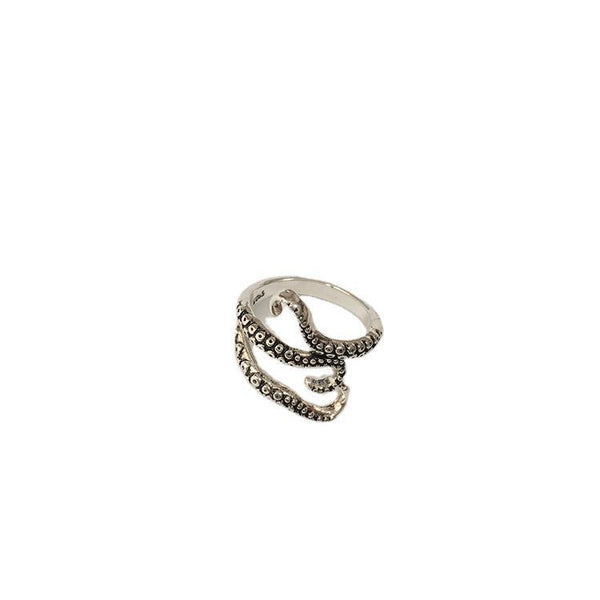 Anillo de aleación ajustable de tentáculos de pulpo de moda