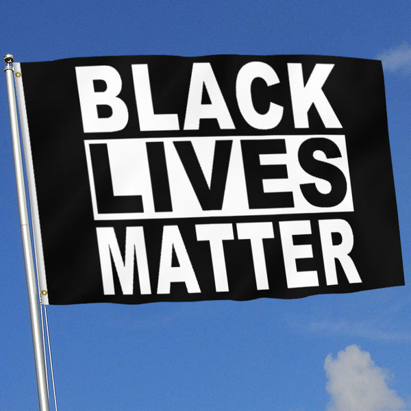 Black Lives Matter / Anti-racism demonstration flag
