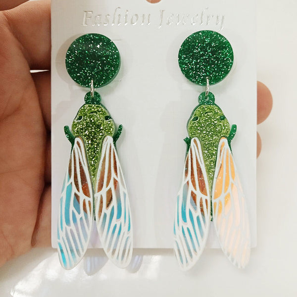 These unique earrings feature a unique 2D Alien Spaceship design crafted from acrylic material. With detailed features and a durable construction, these earrings are sure to last for years. They are lightweight and comfortable to wear, making them a perfect choice for long days and nights. Perfect for the intergalactic traveler in your life.