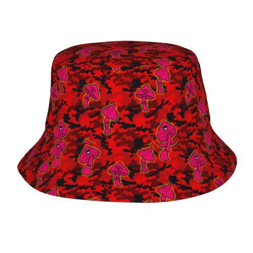 Bucket Hat Psychedelic Magic Mushrooms Fisherman Reflect