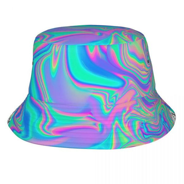 Bucket Hat Psychedelic Magic Mushrooms Fisherman Reflect