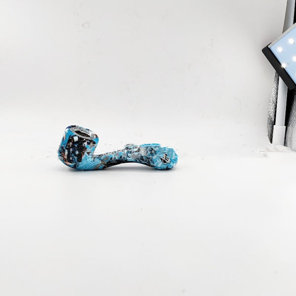 Legendary Print New Glass Silicone Pipe
