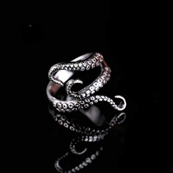 Fashion Octopus Tentacles Adjustable Alloy Ring