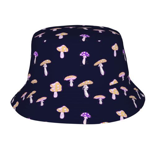 Bucket Hat Psychedelic Magic Mushrooms Fisherman Reflect