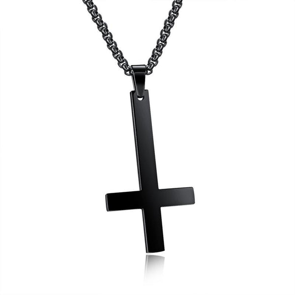 Stainless Steel Upside Down Cross Pendant