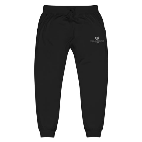 Worlds Greatest Llc Embroidered Unisex fleece sweatpants