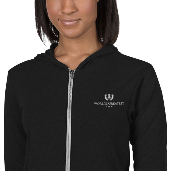Worlds Greatest Llc Unisex zip hoodie