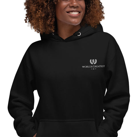 Worlds Greatest Llc Embroidered Unisex Hoodie