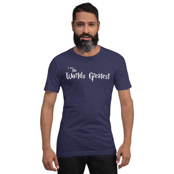 Worlds Greatest Harry Potter Logo Parody Unisex t-shirt